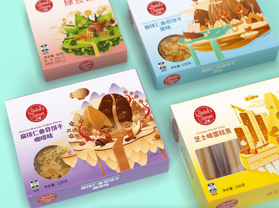 烘焙零食产品包装设计赏析--Bakers Corner