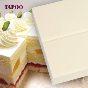 TAPOO手工烘焙巧克力原料块diy材料苦甜味纯黑色(代可可脂)