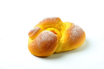 甜馅饼 中国菜系中的精致甜点与蝴蝶鱼灵感的美食摄影素材